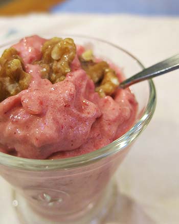 Strawberry-Banana Sorbet