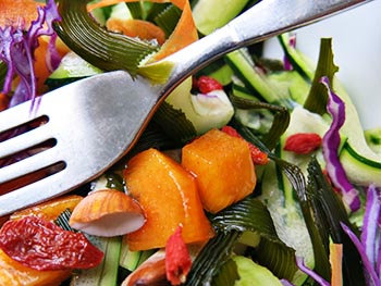 Ocean Greens Salad Closeup