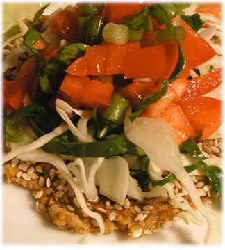 Baby Seed Cakes with topping