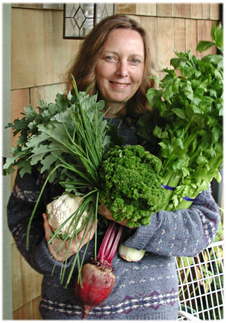 Janet with the Harvest