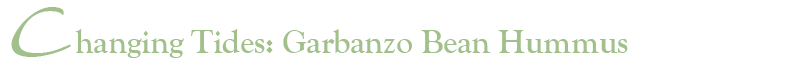 Changing Tides - Garbanzo Bean Hummus